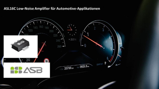 Ideal für Automotive-Anwendungen - leistungsfähiger Low-Noise Amplifier ASL16C