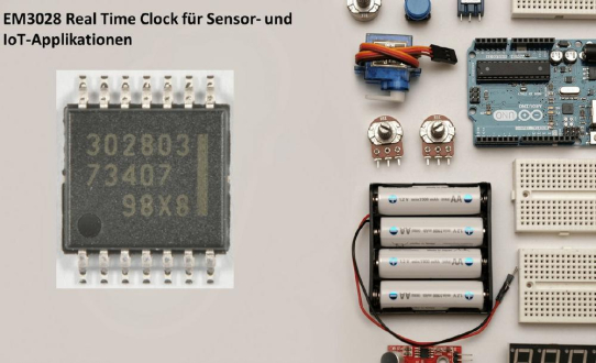 Real Time Clock EM3028 von EM Microelectronic: Ideal für IoT + Wireless-Sensorik