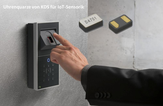 Neue Uhrenquarz-Serie 1610 von KDS für IoT-Applikationen