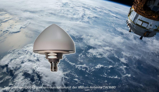 Satelliten-gestützte Datenkommunikation mit der Iridium-Antenne TW3600