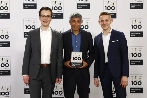 TOP 100-Award: Ranga Yogeshwar ehrt Greenflash für Innovationsleistungen