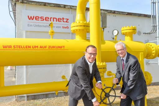 Erstmals neue Gasqualität im Bremer Netz