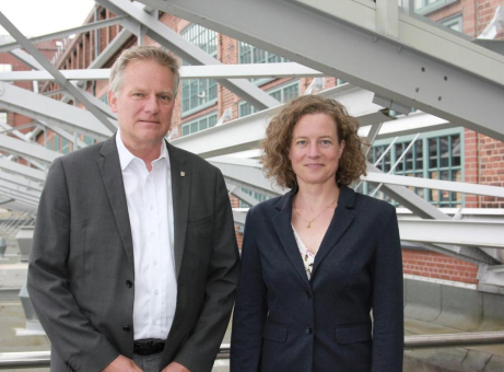 Prof. Ulrike Ganesh und Prof. Martin Schneider-Ramelow schmieden zukünftig als Doppelspitze die Strategie des Fraunhofer IZM