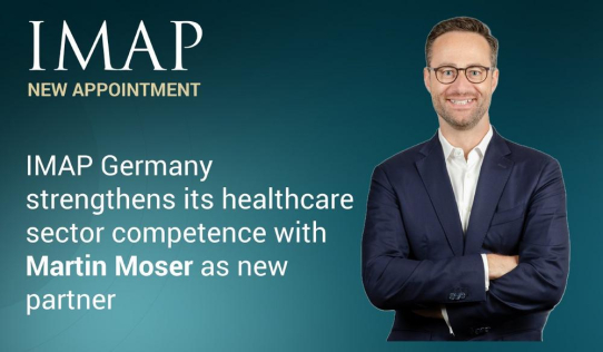 IMAP stärkt Branchenkompetenz Healthcare mit Martin Moser als neuen Partner