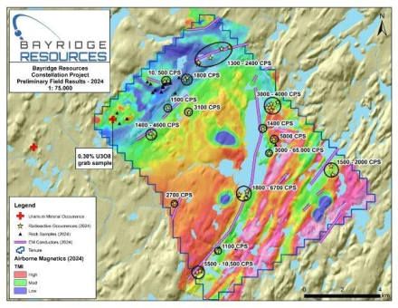 Bayridge Resources schließt die Phase-I-Exploration im Projekt Constellation ab und identifiziert dabei mehrere Anomalien