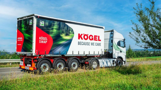 Kögel präsentiert den neuen KÖGEL PORT 20: Das Leichtgewicht unter den Containerchassis