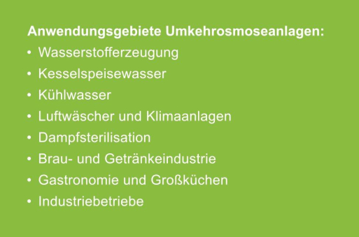 Mit Umkehrosmose zu grünem Wasserstoff