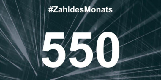 #Zahl des Monats: 550