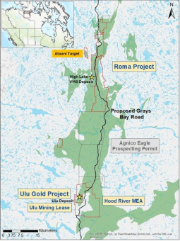 Blue Star Gold durchteuft Abschnitt von 7,20 Metern mit 1,145 % CuÄq innerhalb einer Massivsulfidzone von 26,9 Metern mit 0,576 % CuÄq bei der Entdeckung Ataani