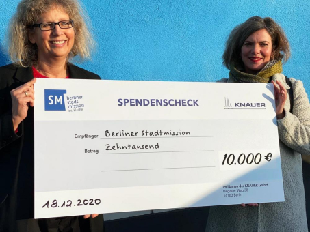 Berliner Hersteller von Hightech-Labormessgeräten KNAUER spendet 30.000 Euro