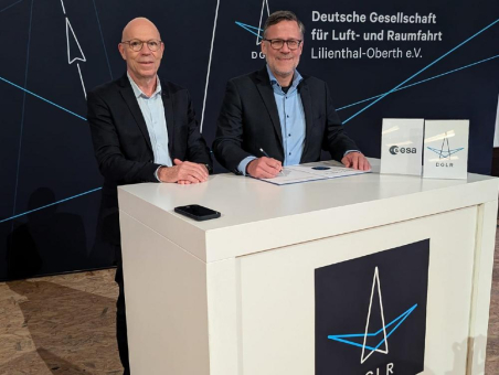 Deutsche Gesellschaft für Luft- und Raumfahrt (DGLR) tritt Zero Debris Charta der Europäischen Weltraumorganisation ESA bei