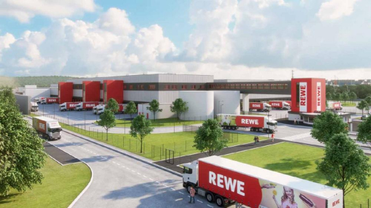 Neues REWE-Lager vereint Frische und Umweltschonung