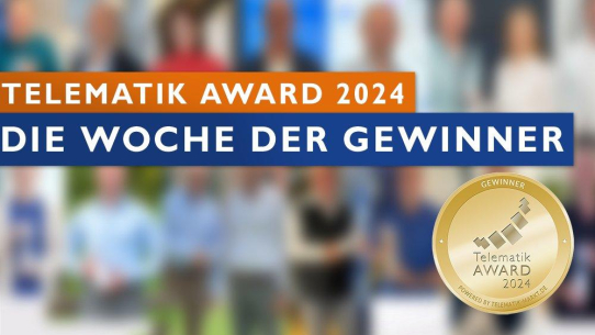 Telematik Award 2024: Das sind die prämierten Lösungen der ersten vier Kategorien!