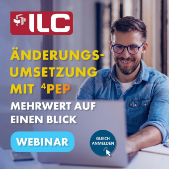 Neues Webinar "Änderungsumsetzung mit ⁴PEP – Mehrwert auf einen Blick"