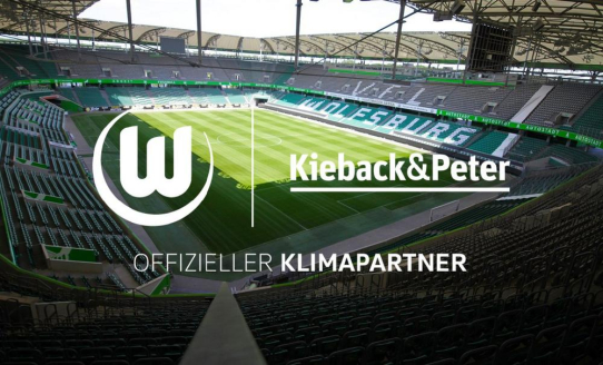 Kieback&Peter und Bundesligist VfL Wolfsburg gemeinsam aktiv für den Klimaschutz