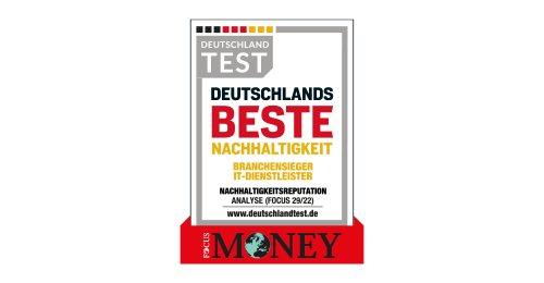 Bestplatzierung zum Thema Nachhaltigkeit für Arvato Systems