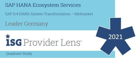 Arvato Systems als Leader im ISG Quadrant SAP S/4HANA System Transformation – Midmarket positioniert