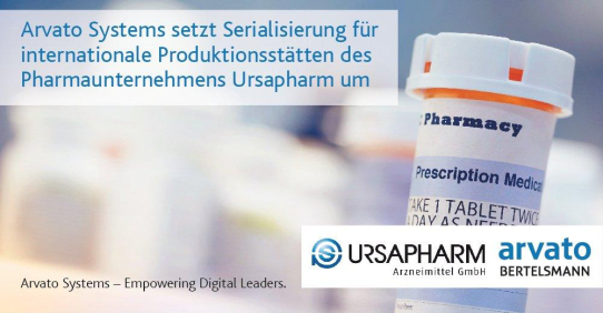 Ursapharm setzt auf Serialisierungslösung von Arvato Systems zur Erfüllung internationaler Anforderungen