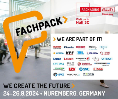 Packaging Valley Vielfalt auf der FACHPACK 2024: 1.400qm Gemeinschaftsstand mit 26 Mitausstellern