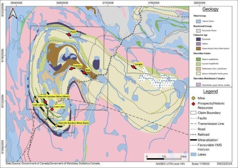 T2 Metals reicht NI 43-101-konformen Fachbericht für das Kupfer-Zink-Gold-Projekt Sherridon in Manitoba ein