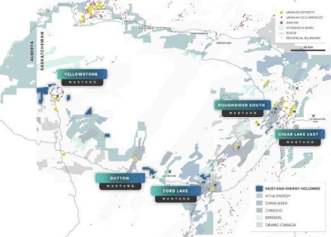 Mustang Energy Corp. beantragt Explorationsgenehmigungen für die Projekte Yellowstone und Dutton