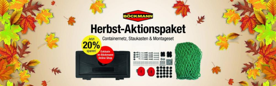 Mit Böckmann gut gerüstet durch den Herbst