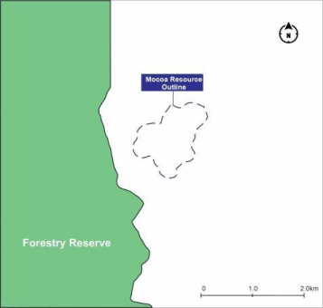 Aktualisierte Katasterunterlagen bestätigen keine Überschneidung des regionalen Waldreservats mit bekannter Ressource Mocoa