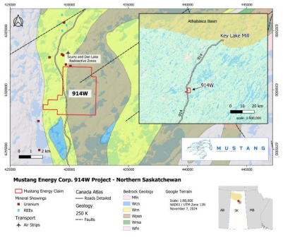 Mustang Energy Corp. schließt Optionsvereinbarung zum Erwerb des Uranprojekts 914W von Skyharbour ab und begrüßt Jordan Trimble als strategischen Berater