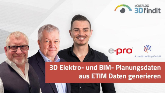 Jetzt anmelden: Wie Sie ETIM-Daten in der 3D- und BIM-Planung erfolgreich nutzen