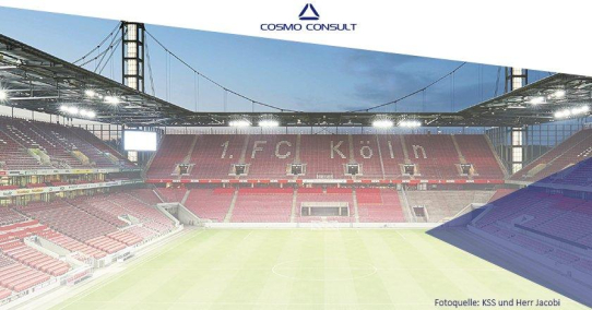 COSMO CONSULT Köln zeigt im RheinEnergieSTADION, wie man mit modernen Businesslösungen fit für die Zukunft wird