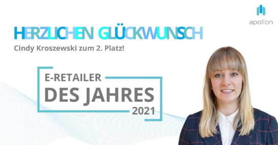 E-Commerce-Expertin von HELLMUT RUCK belegt 2. Platz beim E-Retailer des Jahres 2021