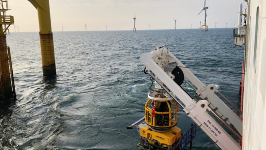 Netzanbindung eines Offshore-Windparks: Rheinmetall räumt Kampfmittel in der Ostsee