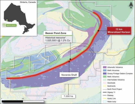 GT Resources kündigt BHEM-Vermessung auf dem Kupfer-Nickel-PGE-Projekt North Rock in Ontario (Kanada) an