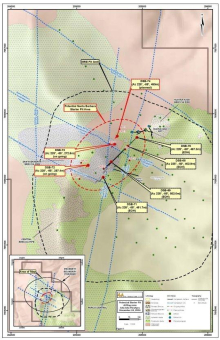 Eloro Resources durchteuft 66,90g Ag/t, 0,63% Zn, 0,42% Pb und 0,11% Sn (111,14g Ag eq/t) auf 289,13 m im ersten Loch der Definitionsbohrung auf dem Iska Iska Projekt, Potosi Department, Südwest Bolivien