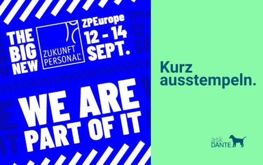 Auf nach Köln! askDANTE Zeiterfassung lädt zur Zukunft Personal Europe 2023 ein