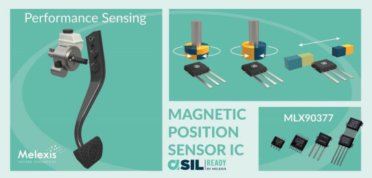 Melexis kündigt neuesten Triaxis®-Positionssensor mit Gehäusen für leiterplattenlose Anwendungen an