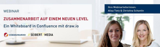 Partnerwebinar: Zusammenarbeit auf einem neuen Level - Ein Whiteboard in Confluence mit draw.io (Webinar | Online)