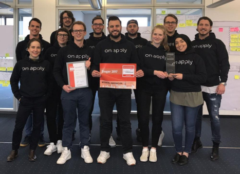 Frankfurter Start-Up onapply gewinnt Innovationspreis-IT 2017