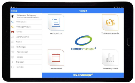 Vertragsverwaltung contractmanager² nun auch mobil!