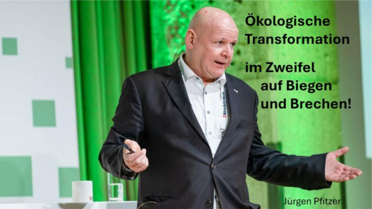 TECNAROs "grüne" Weihnachtspost 2024 - Ökologische Transformation - im Zweifel... auf Biegen und Brechen!