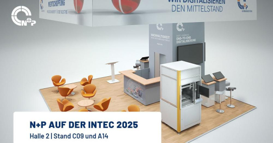 N+P auf der intec 2025: Digitale Musterfabrik und End-to-End-Digitalisierung im Fokus