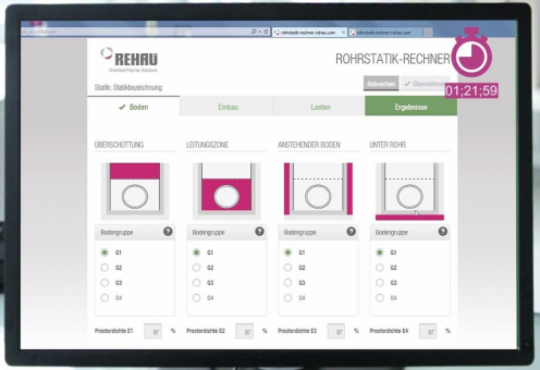 Neuer Rohrstatik-Rechner von REHAU
