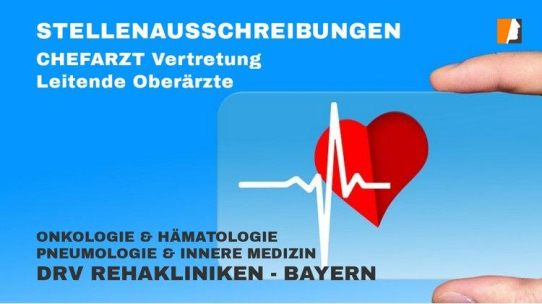 DRV-Kliniken in Süddeutschland beauftragen Hamburger Headhunter mit Ärztevermittlung