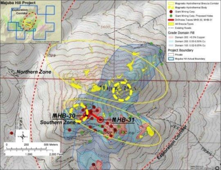 Giant Mining Corp. bereitet Ausschreibung für die Bohrungen im Rahmen des bevorstehenden Programms mit vier Kernbohrlöchern bei Majuba Hill vor