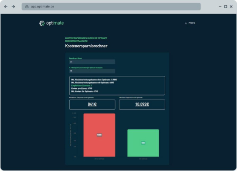 Kostenkalkulation in Echtzeit