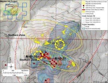 Giant Mining Corp. zahlt vor geplantem Bohrprogramm bei Majuba Hill die Projektkosten von 282.696 USD im Voraus