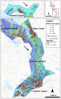 First Nordic identifiziert vier neue, mehrere Kilometer große Gold-Pfadfinder-Anomalien in seinem Projekt Storjuktan in Schweden