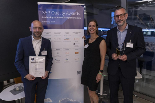 Mewa und Sybit als Grand Winner bei den SAP Quality Awards 2024 ausgezeichnet