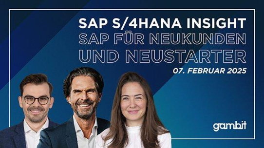 Event: SAP für SAP-Neukunden und Neustarter mit SAP S/4HANA