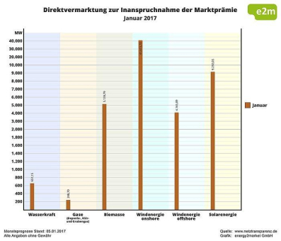 Ausblick zur Direktvermarktung Januar 2017